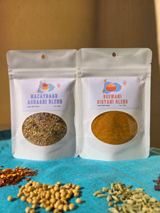 Spice Blend Duo: Mazaydaar Achaari Blend & Deewani Biryani Blend